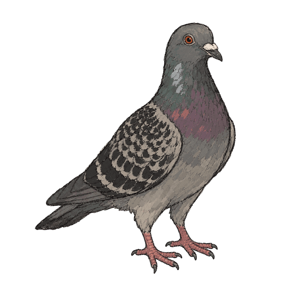 Archive portrait of Cher Ami, Homing pigeon.
