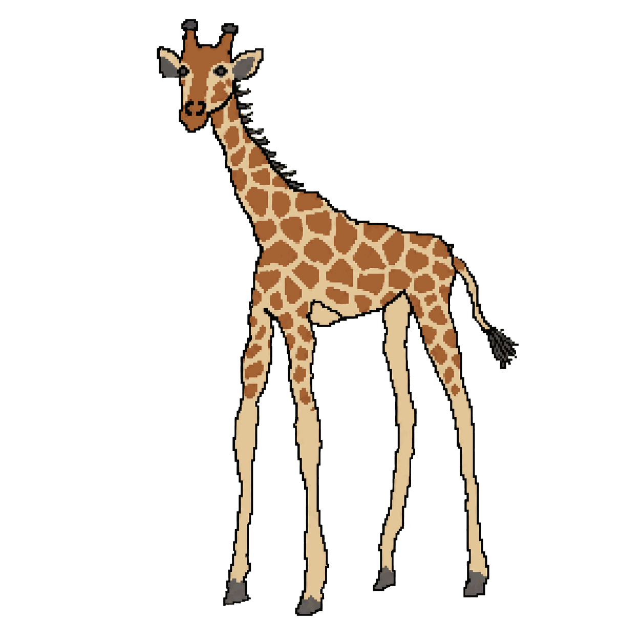 Archive portrait of Marius, Reticulated giraffe.